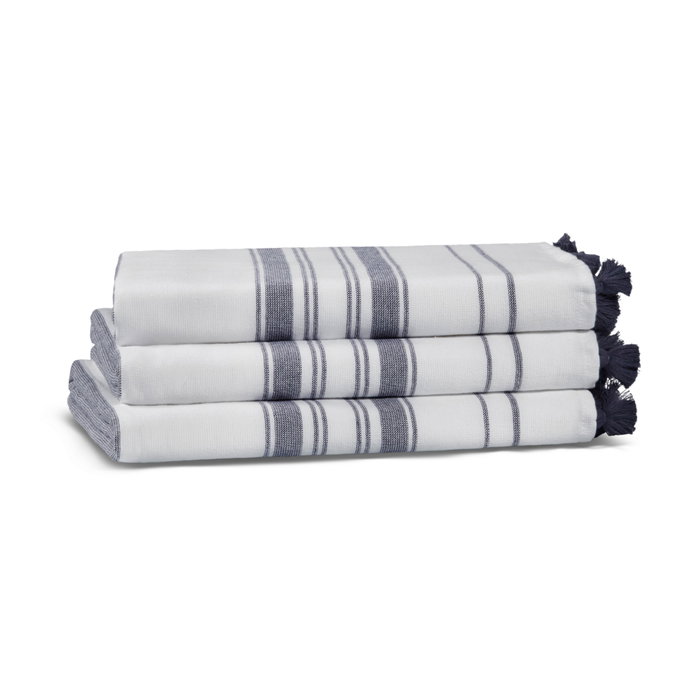 Mijölnir Toalla de mano One Side Striped - Dark Blue Mijölnir Toalla de mano One Side Striped - Dark Blue